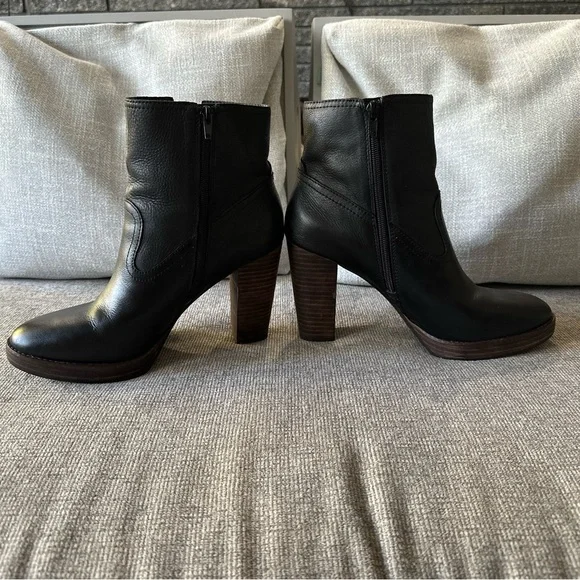 Lucky Brand Black Leather Boots - Picture 9 of 12